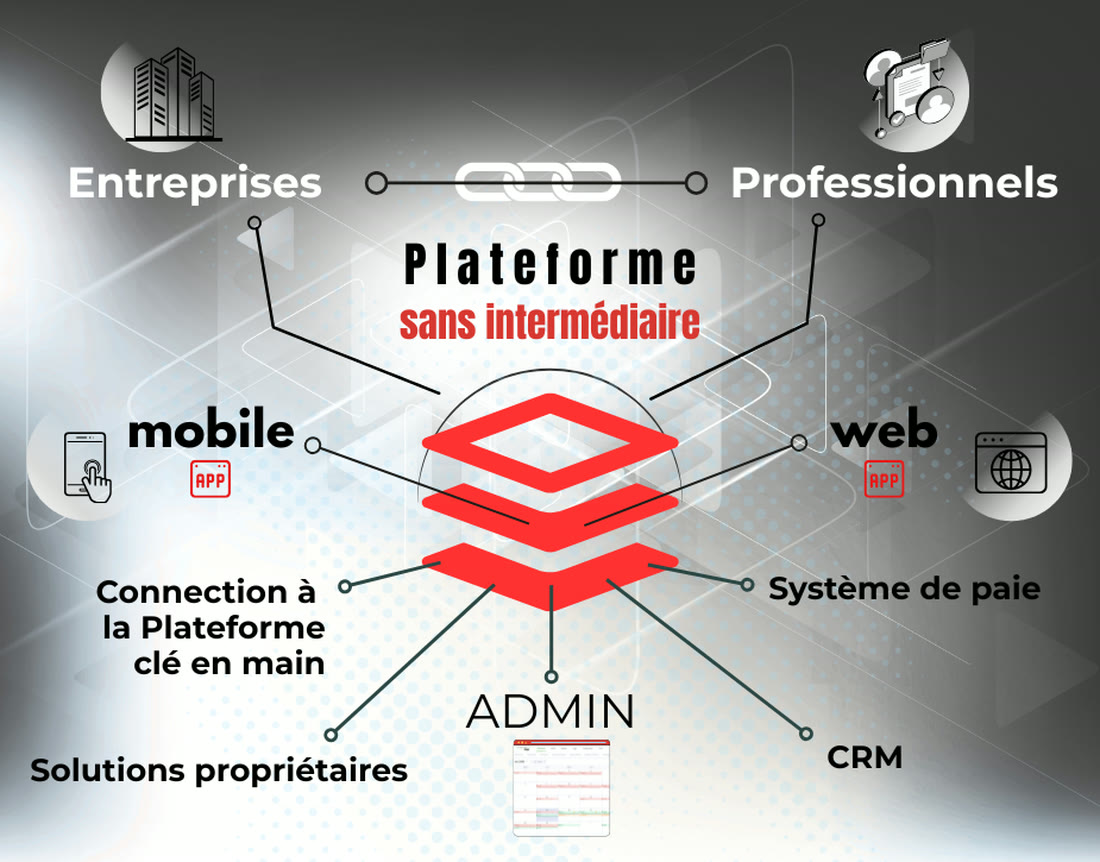 Plateforme sans intermédiaire — écosystème et connexions